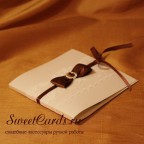 Коробочка для свадебных дисков Chocolate